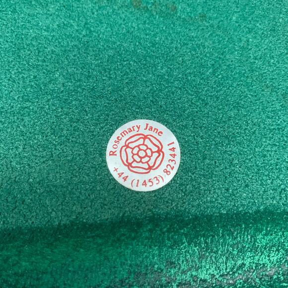 Vintage Rosemary Jane England 2 Melamine Round Table Hot Plate Mats Folk Art - Picture 9 of 12